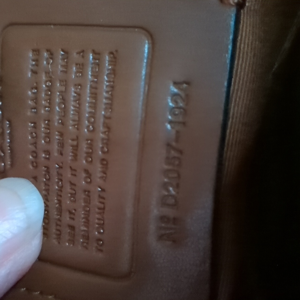 Coach Jade Saddle bag with matching Wallet - Picture 10 of 15